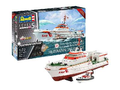 Search & Rescue Vessel HERMANN MARWEDE Model Set - image 1