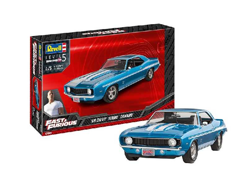 Fast &amp; Furious 1969 Chevy Camaro Yenko Model Set - image 1