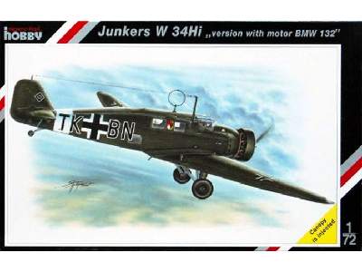 Junkers W 34 Hi version with motor BMW 132 - image 1