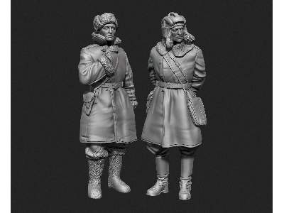 Soviet Tank Officers In Sheepskin Coat Set - image 1