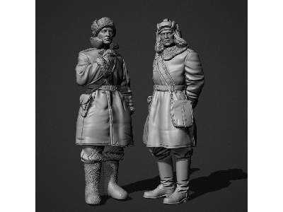 Soviet Tank Officers In Sheepskin Coat Set - image 3