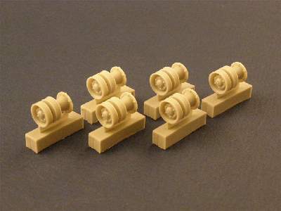 Burn Out Return Rollers For Kv I/Ii Tanks - image 2