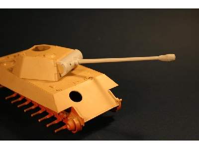 Kwk42/L71 Barrel With Canvas Cover For Panther Tank - image 1