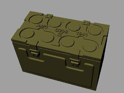 C206 British Ammo Boxes (25 Pdr Gun) - image 3