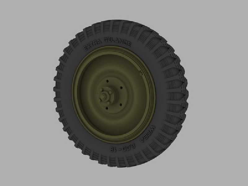 Road Wheels For Kfz.1 Stover (Late Pattern) - image 1 Road Wheels For Kfz.1 Stover (Late Pattern) - image 1