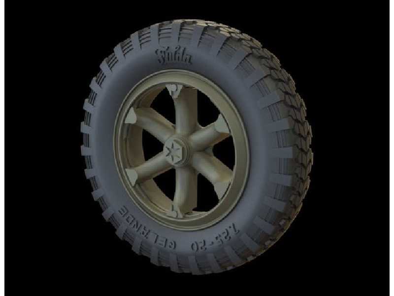 Road Wheels For Henschel 33 (Gelande Pattern) - image 1