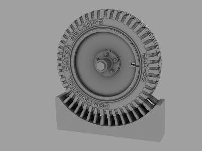 Road Wheels For Flak/Nebelwerfer Trailers (Gelande Pattern) - image 1