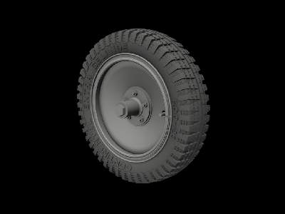 Road Wheels For Flak/Nebelwerfer Trailers (Gelande Pattern) - image 2