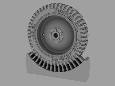 Road Wheels For Flak/Nebelwerfer Trailers (Gelande Pattern) - image 3