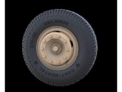 Mercedes 4500 Maultier Road Wheels (Commercial Pattern) - image 3