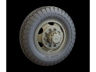 White 666 Road Wheels (Goodyear - image 1