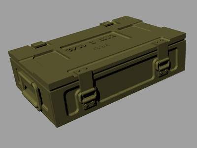 Ammo Boxes For 25pdr (He And At Pattern - image 1