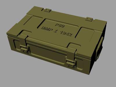 Ammo Boxes For 25pdr (He And At Pattern - image 3