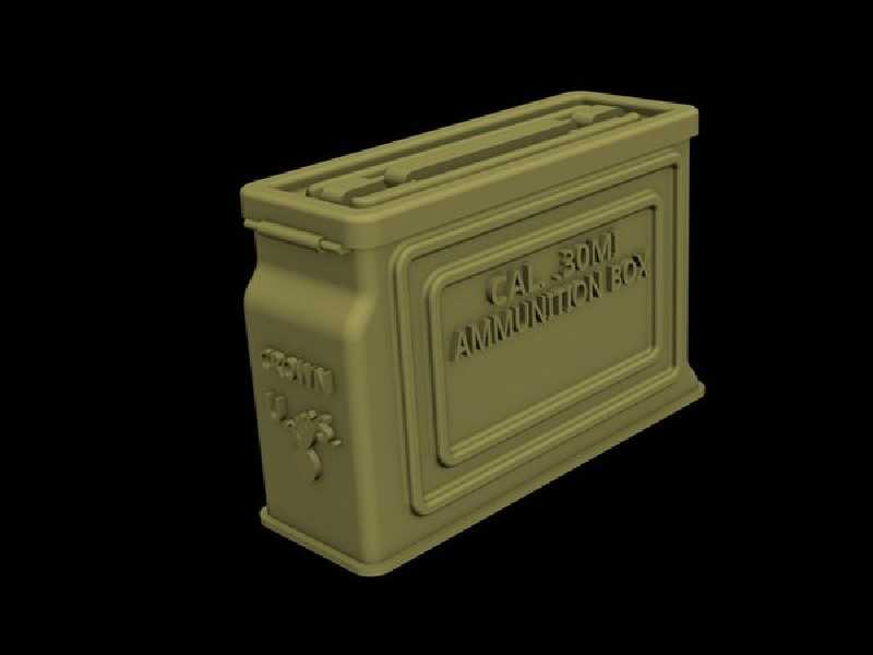 US Ammo Boxes For 0,3 Ammo (Metal Patern) - image 1 US Ammo Boxes For 0,3 Ammo (Metal Patern) - image 1