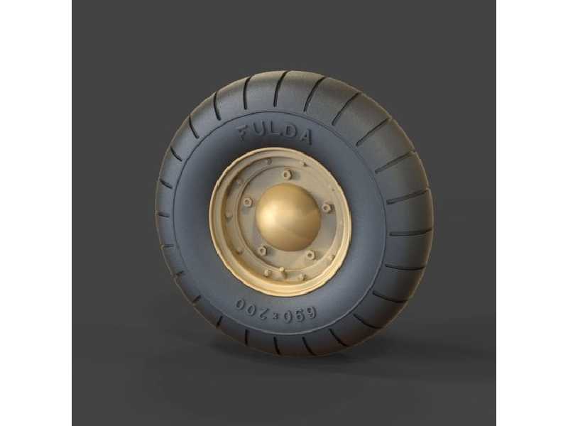 Vw Kubelwagen Balloon Road Wheels (Dunlop) - image 1