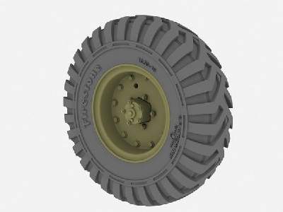 Humber Mk I Road Wheels (Firestone Pattern) - image 1