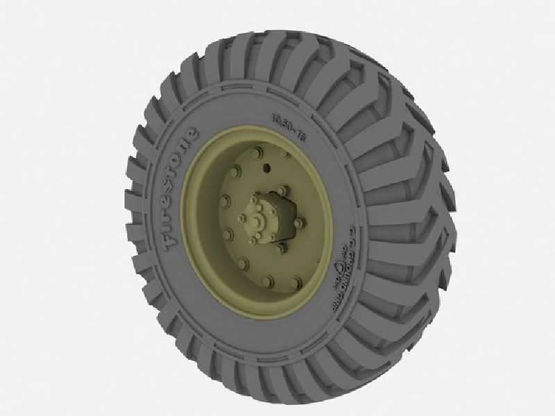 Humber Mk I Road Wheels (Firestone Pattern) - image 1