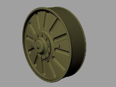 Burn Out Wheels For Bmp-1/2 - image 1