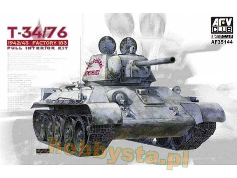 T-34/76 1942/43 Factory 183 Full Interior Kit - image 1