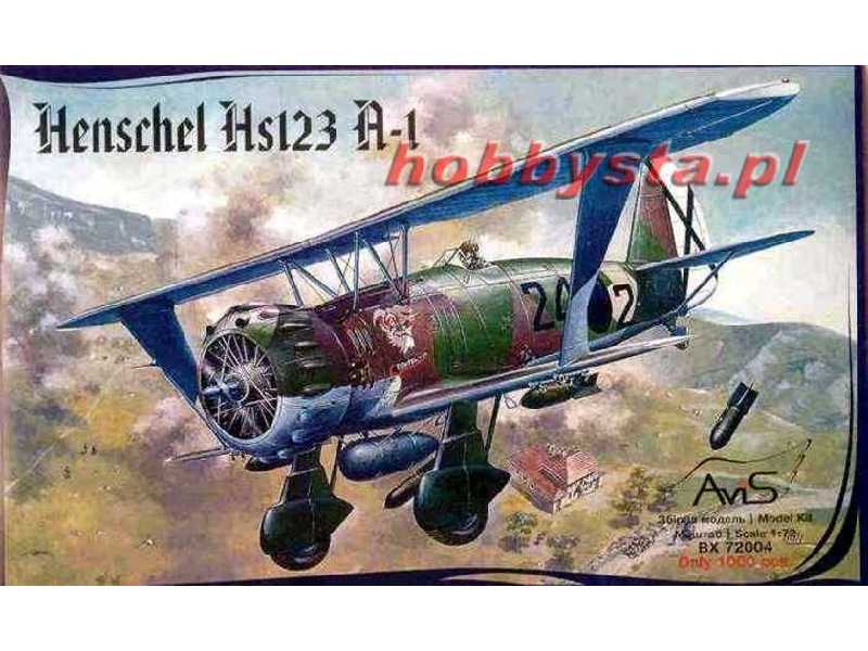 Henschel Hs123 A-1 WWII German dive bomber - image 1 Henschel Hs123 A-1 WWII German dive bomber - image 1