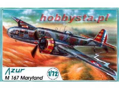 Martin Model 167 Maryland Medium Bomber 1:144 diecast Aircraft plane Model 
