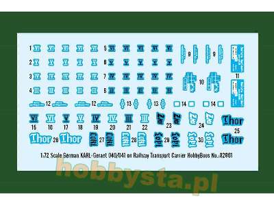 German Karl-geraet 040/041 On Railway Transport Carrier - image 3