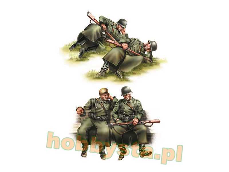 German Infantry-taking A Rest - image 1