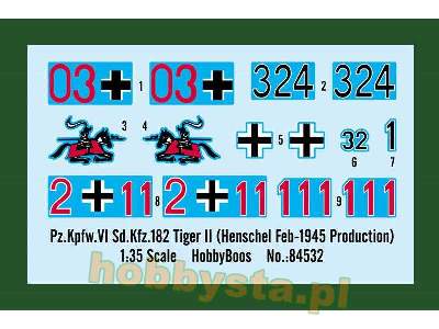 Pz.Kpfw.VI Sd.Kfz.182 Tiger II (Henschel Feb-1945 Production) - image 3