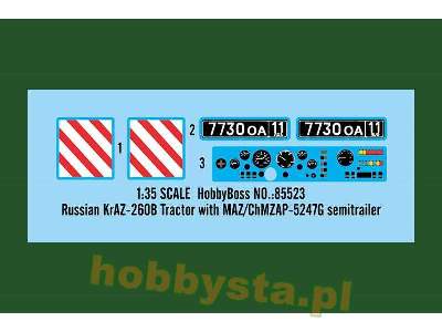 Russian Kraz-260b Tractor With Maz/chmzap-5247g Semitrailer - image 3