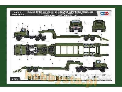 Russian Kraz-260b Tractor With Maz/chmzap-5247g Semitrailer - image 5