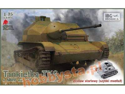 TKS - Polish Tankette with 20mm NKM wz. 38 FK-A - quick build - image 1