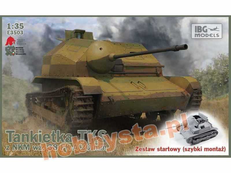 TKS - Polish Tankette with 20mm NKM wz. 38 FK-A - quick build - image 1