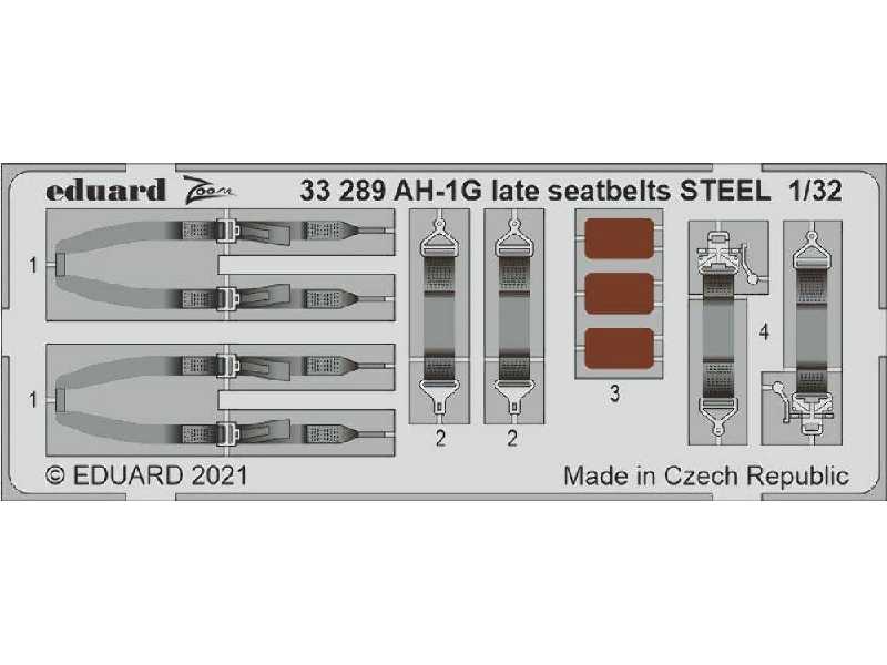 AH-1G late seatbelts STEEL 1/32 - image 1