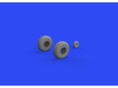 B-17 wheels rhomboid tread 1/48 - Hong Kong Models - image 1