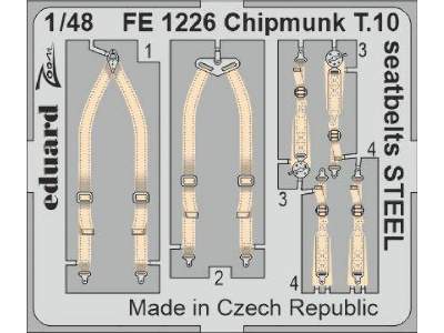 Chipmunk T.10 seatbelts STEEL 1/48 - image 1