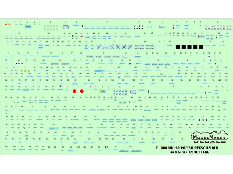Mig-29 Polish Stecils - image 1