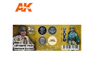 AK 11690 WWii Luftwaffe Pilot Uniform Colors Set - image 2