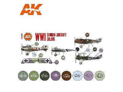 AK 11710 WWi German Aircraft Colors Set - image 2