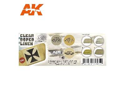 AK 11712 Clear Doped Linen Set - image 2