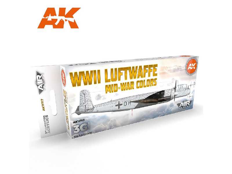 AK 11717 WWii Luftwaffe Mid-war Colors Set - image 1