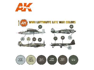 AK 11718 WWii Luftwaffe Late War Colors Set - image 2