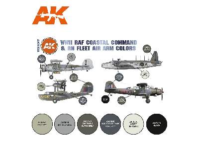 AK 11728 WWii RAF Coastal Command & Rn Fleet Air Arm Colors Set - image 2