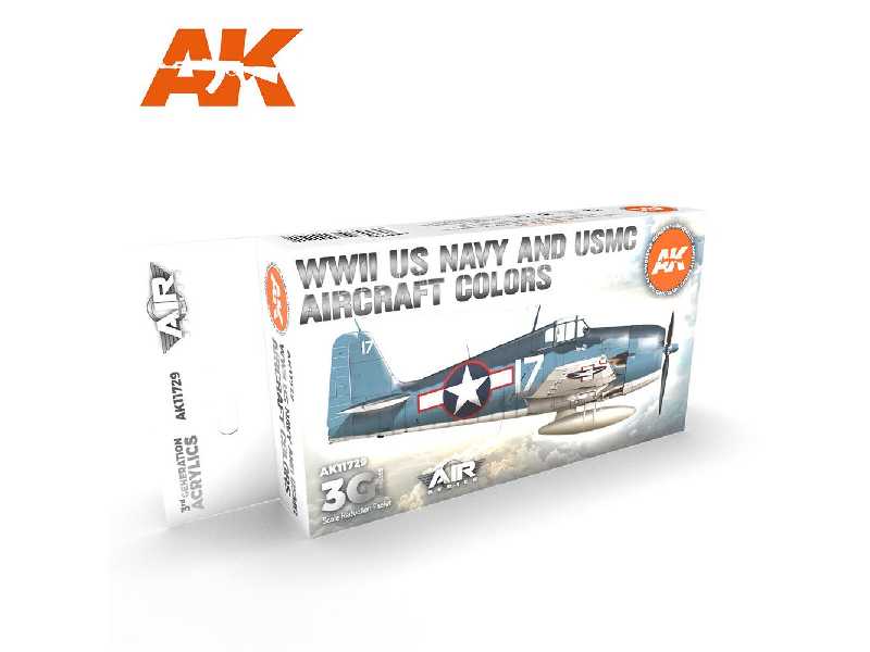 AK 11729 WWii US Navy & Usmc Aircraft Colors Set - image 1