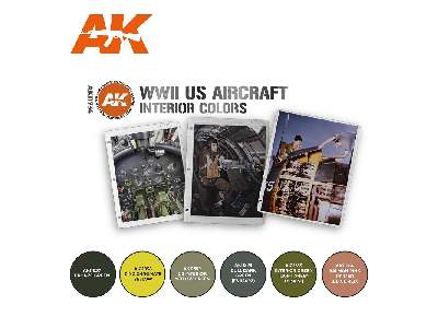 AK 11734 WWii US Aircraft Interior Colors Set - image 2