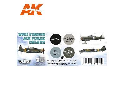AK 11739 WWii Finnish Air Force Colors Set - image 2