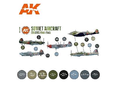AK 11741 Soviet Aircraft Colors 1941-1945 Set - image 2