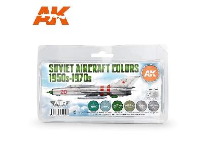 AK 11743 Soviet Aircraft Colors 1950s-1970s Set - image 1