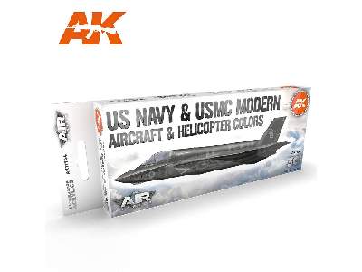 AK 11744 US Navy & Usmc Modern Aircraft & Helicopter Colors Set - image 1