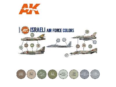 AK 11752 Israeli Air Force Colors Set - image 2