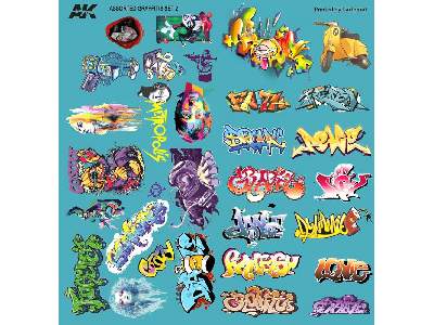 Assorted GRAFfiti Decals - image 2